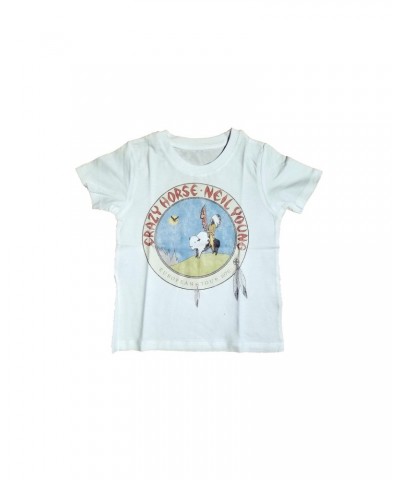 Neil Young Crazy Horse 1976 Tour Kids White T-shirt $21.15 Shirts