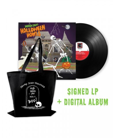 Andrew Gold Halloween Howls: Fun & Scary Music (LP - Signed by Jess Rotter + Trick or Treat Tote + Digital Album Bundle) $17....