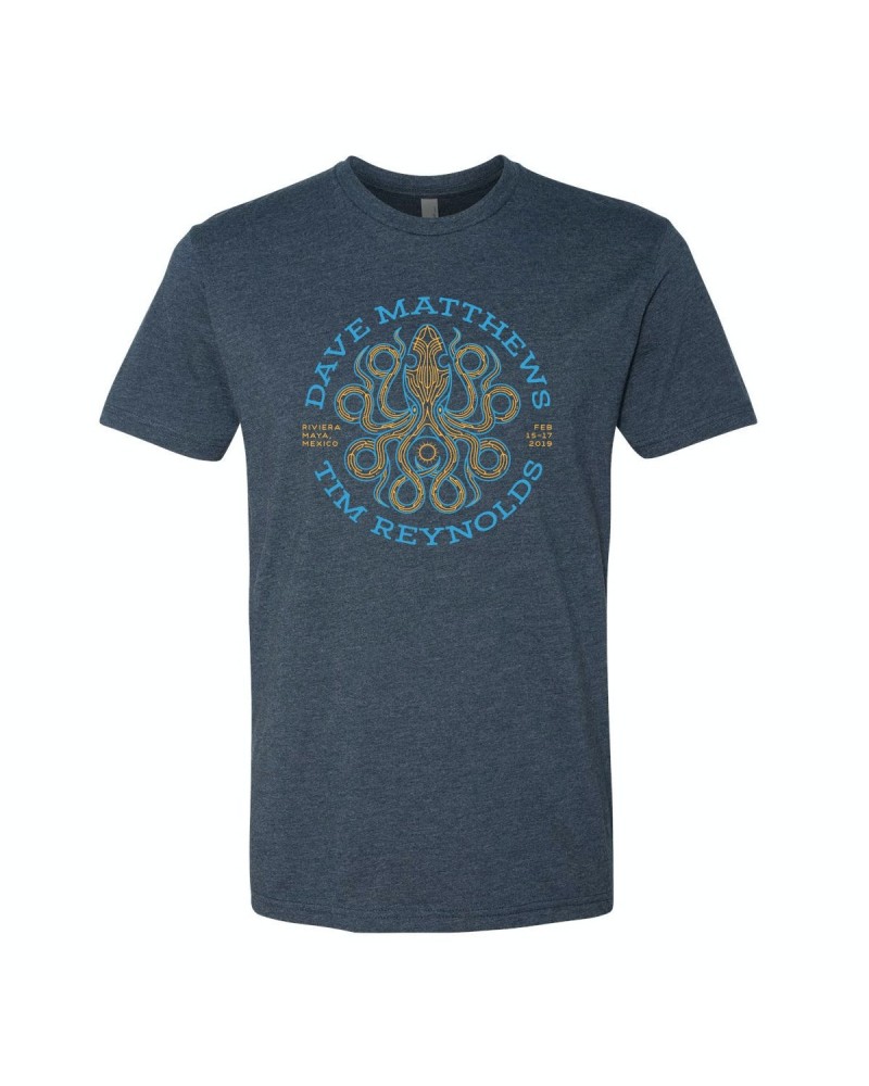 Dave Matthews Band DAVE & TIM - RIVIERA MAYA 2019 MENS NAVY EVENT TEE $8.40 Shirts