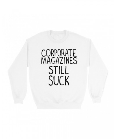 Nirvana Sweatshirt | Corporate Magazine Design Worn By Kurt Cobain Sweatshirt $13.98 Sweatshirts