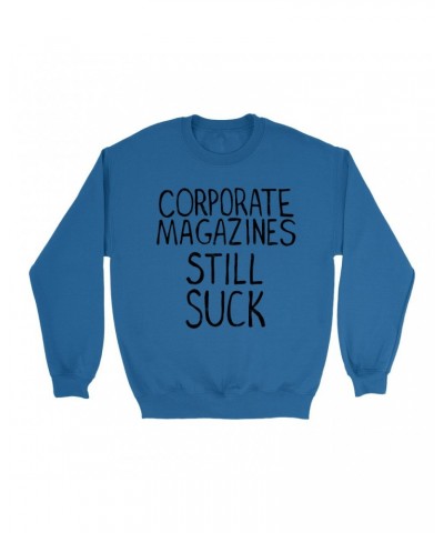 Nirvana Sweatshirt | Corporate Magazine Design Worn By Kurt Cobain Sweatshirt $13.98 Sweatshirts