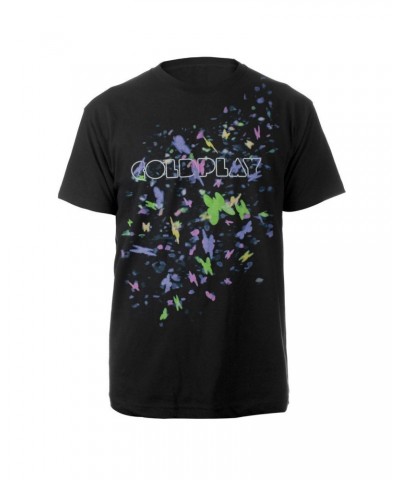 Coldplay Mylo Xyloto Butterfly Confetti Men's Tee $11.44 Shirts