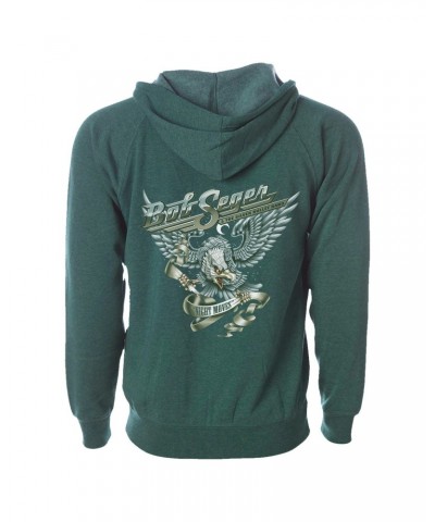 Bob Seger & The Silver Bullet Band Night Moves Eagle Zip Hoodie $16.50 Sweatshirts