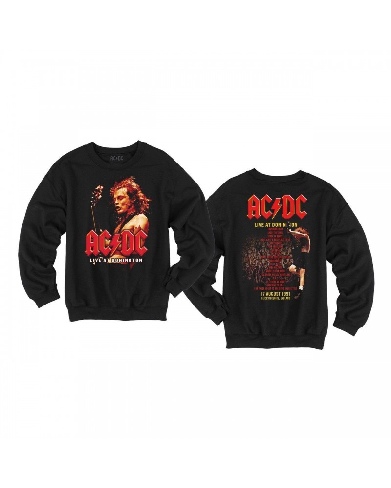 AC/DC Live at Donington Crewneck Sweatshirt $10.80 Sweatshirts