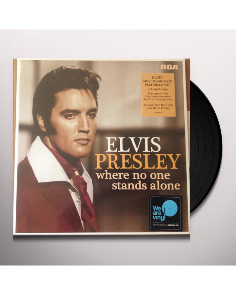 Elvis Presley Where No One Stands Alone Vinyl Record $8.41 Vinyl