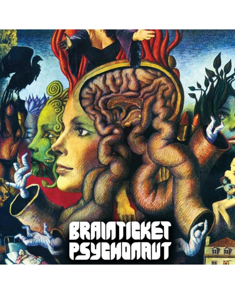 Brainticket Psychonaut (Blue/Red Splatter) Vinyl Record $11.37 Vinyl