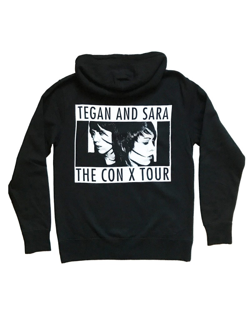 Tegan and Sara The Con X Tour Zip Hoodie $16.00 Sweatshirts