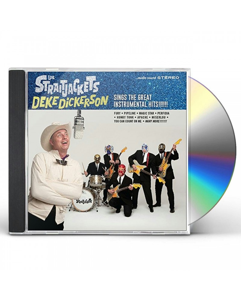 Los Straitjackets DEKE DICKERSON SINGS THE GREAT INSTRUMENTAL HITS CD $8.50 CD