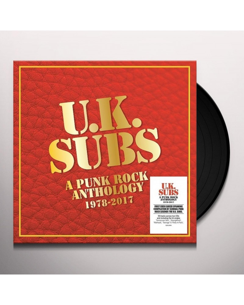 U.K. Subs PUNK ROCK ANTHOLOGY 1978-2017 Vinyl Record $17.00 Vinyl