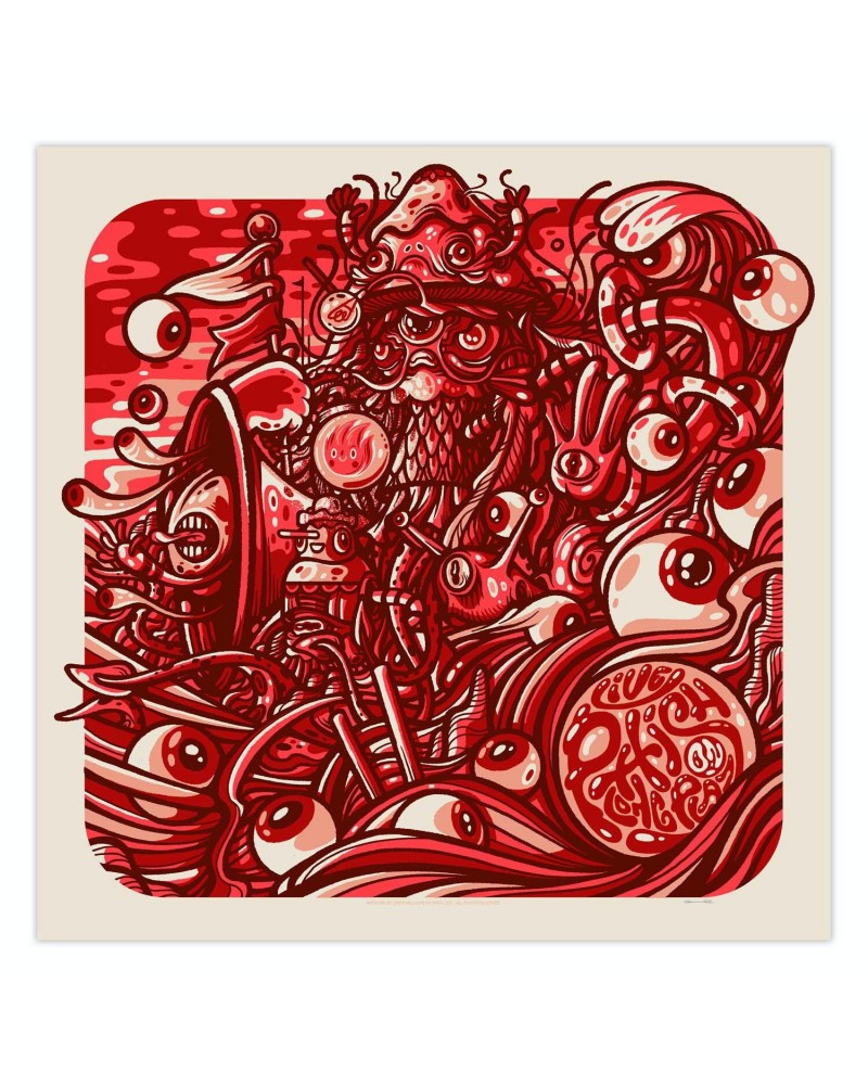 Phish LP On LP Series Limited Edition Drew Millward Ruby Waves Poster $25.00 Vinyl