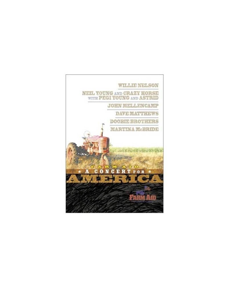 John Mellencamp Farm Aid 2001 Concert For America DVD $8.20 Videos