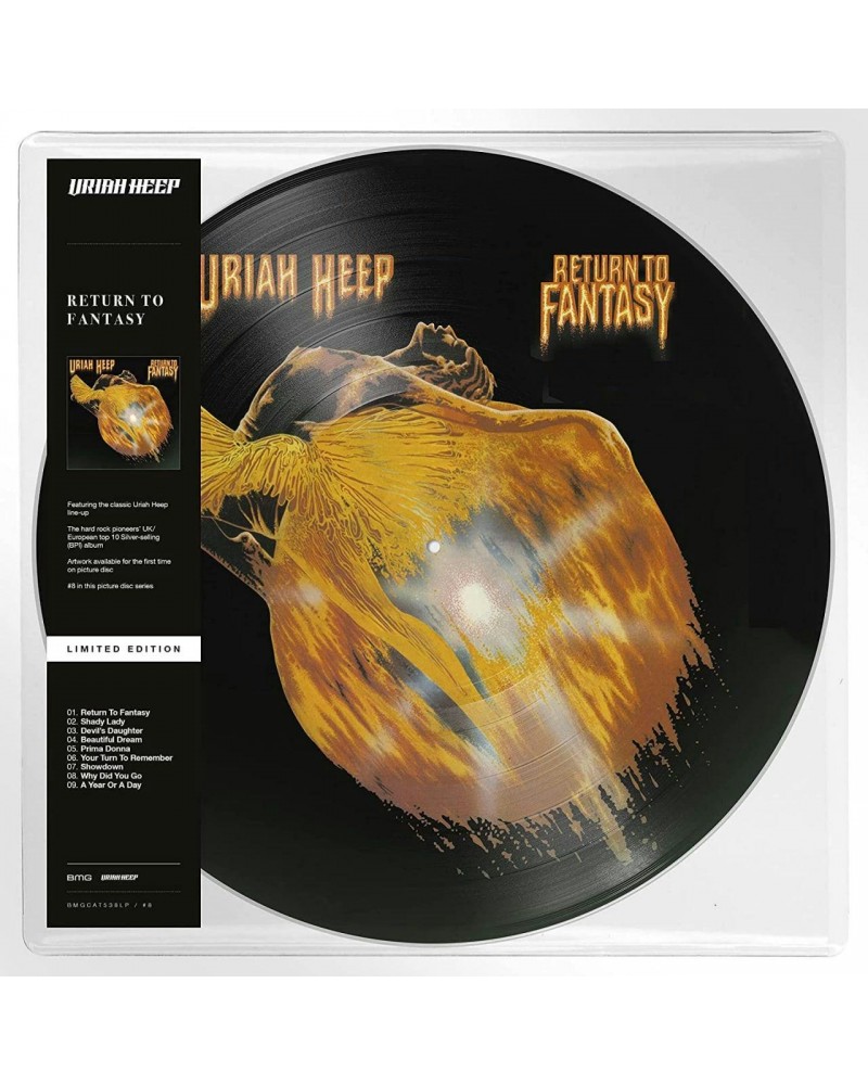 Uriah Heep Return To Fantasy (Picture Disc) Vinyl Record $10.20 Vinyl