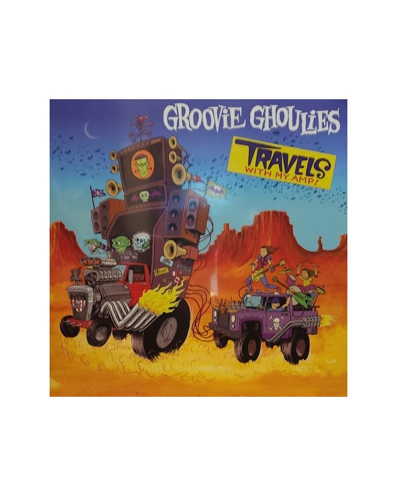 Groovie Ghoulies Travels With My Amp (Blue & Green Galaxy) Vinyl Record $7.80 Vinyl