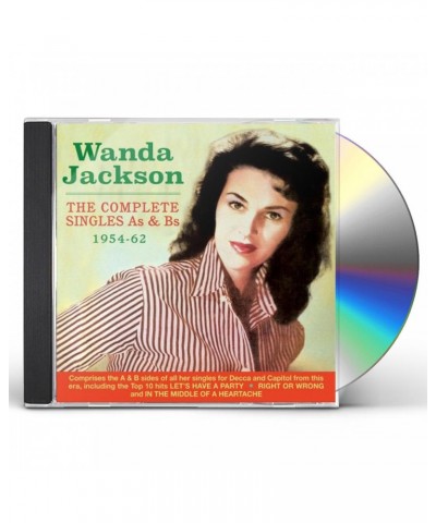 Wanda Jackson COMPLETE SINGLES AS & BS 1954-62 CD $7.65 CD