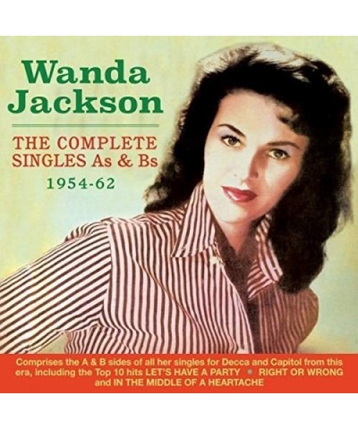 Wanda Jackson COMPLETE SINGLES AS & BS 1954-62 CD $7.65 CD