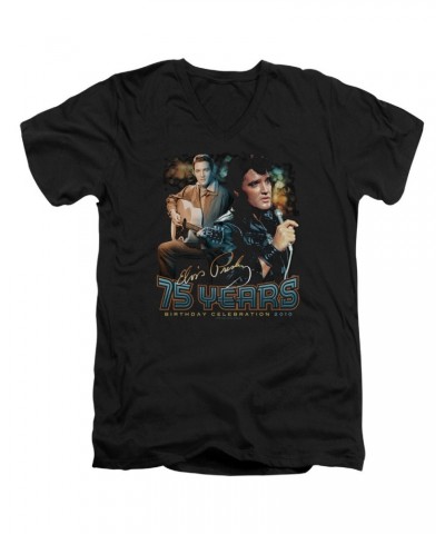 Elvis Presley T Shirt (Slim Fit) | 75 YEARS Slim-fit Tee $7.03 Shirts