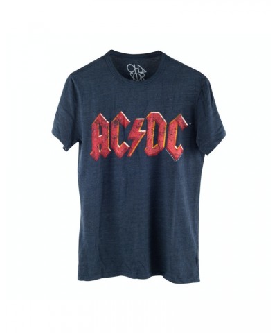 AC/DC Red Logo Blue Shirt $13.30 Shirts