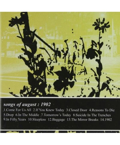 Songs Of August ‎– 1902 CD $2.10 CD