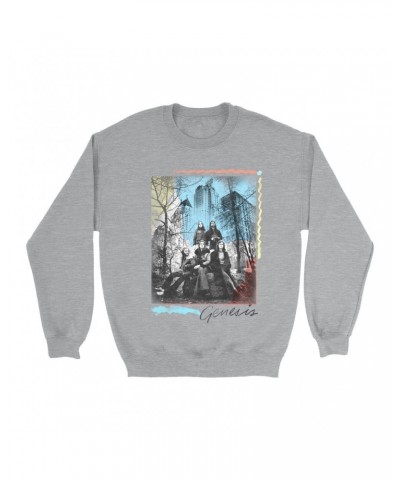 Genesis Sweatshirt | Colorful Watercolor Band Photo In NYC Sweatshirt $12.58 Sweatshirts