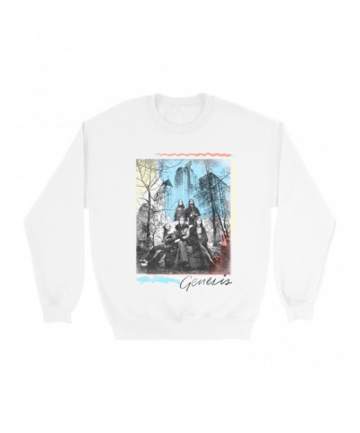 Genesis Sweatshirt | Colorful Watercolor Band Photo In NYC Sweatshirt $12.58 Sweatshirts