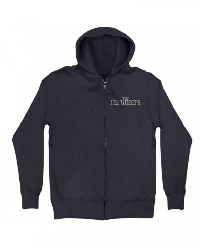 The Lumineers Winged Logo Zip Hoodie $27.00 Sweatshirts