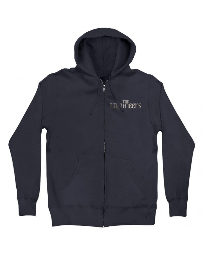 The Lumineers Winged Logo Zip Hoodie $27.00 Sweatshirts