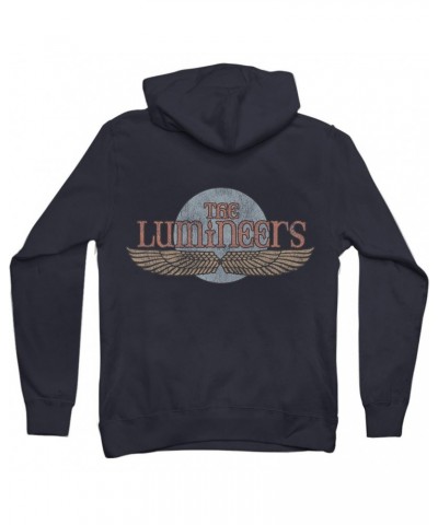 The Lumineers Winged Logo Zip Hoodie $27.00 Sweatshirts