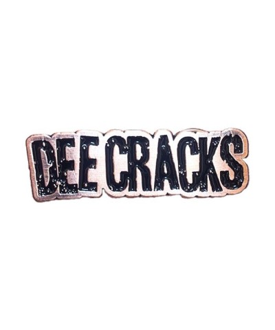 DeeCRACKS Text - Black & Bronze - 1.5” Enamel Pin $3.65 Accessories