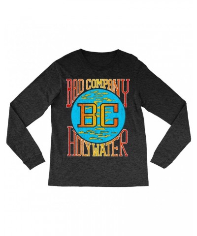 Bad Company Long Sleeve Shirt | Retro Colorful Holy Water Distressed Shirt $10.48 Shirts