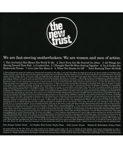 The New Trust WE ARE FAST-MOVING MOTHERFUCKERS WE ARE WOMEN CD $5.73 CD