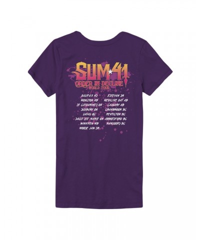 Sum 41 Skull Collage Ladies Tee $13.65 Shirts