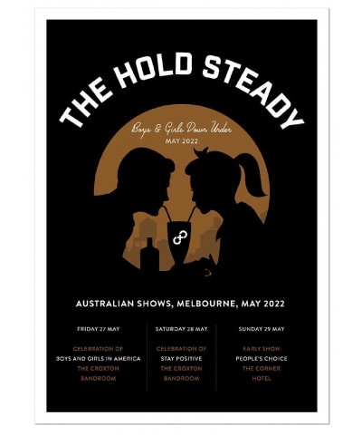 The Hold Steady "Aus Tour" Poster $4.36 Decor