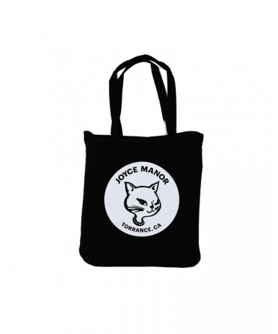 Joyce Manor Winking Cat Tote Bag (Black) $10.75 Bags