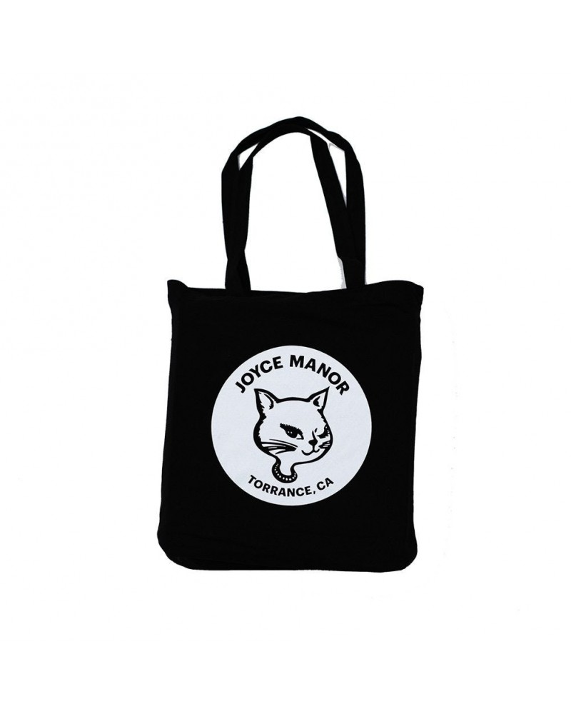 Joyce Manor Winking Cat Tote Bag (Black) $10.75 Bags