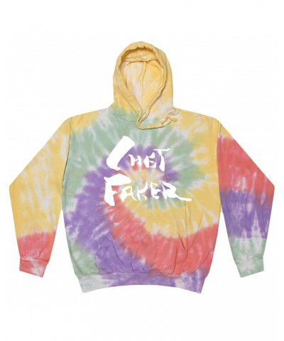 Chet Faker Logo Hoodie - Tie Dye $15.60 Sweatshirts