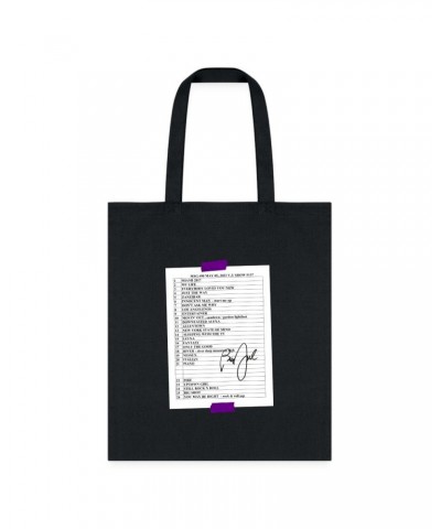 Billy Joel "5-5-23 MSG Set List" Black Tote Bag Online Exclusive $15.00 Bags