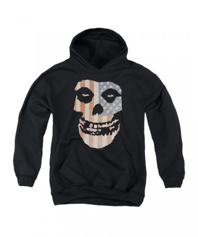 Misfits Youth Hoodie | FIEND FLAG Pull-Over Sweatshirt $15.04 Sweatshirts