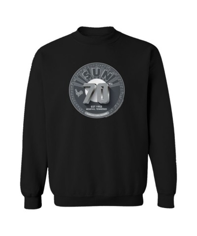 Sun Records Silver 70th Anniversary Crewneck Sweatshirt $22.00 Sweatshirts