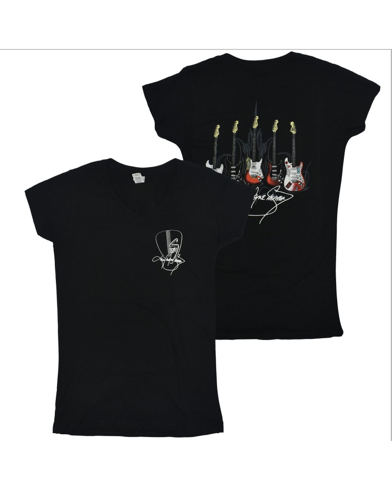 Kenny Wayne Shepherd MULTI GUITAR WOMENS BLACK T-SHIRT $11.06 Shirts