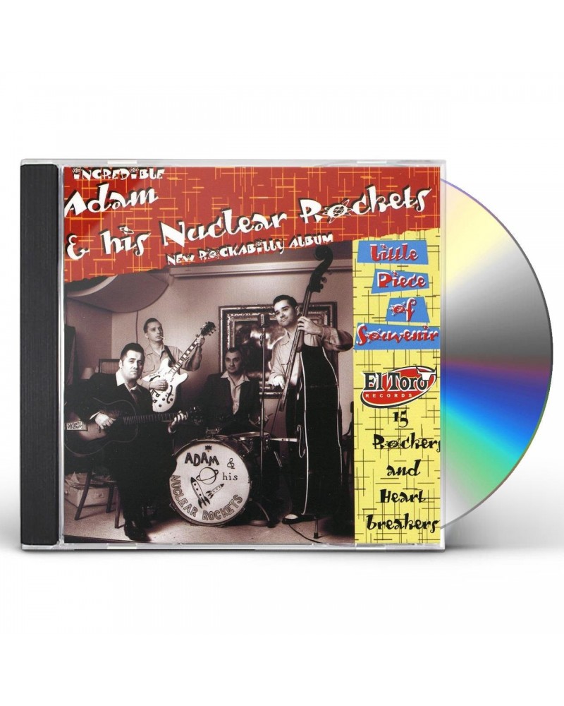 Adam & Nuclear Rockets LITTLE PIECE OF SOUVENIR CD $7.20 CD