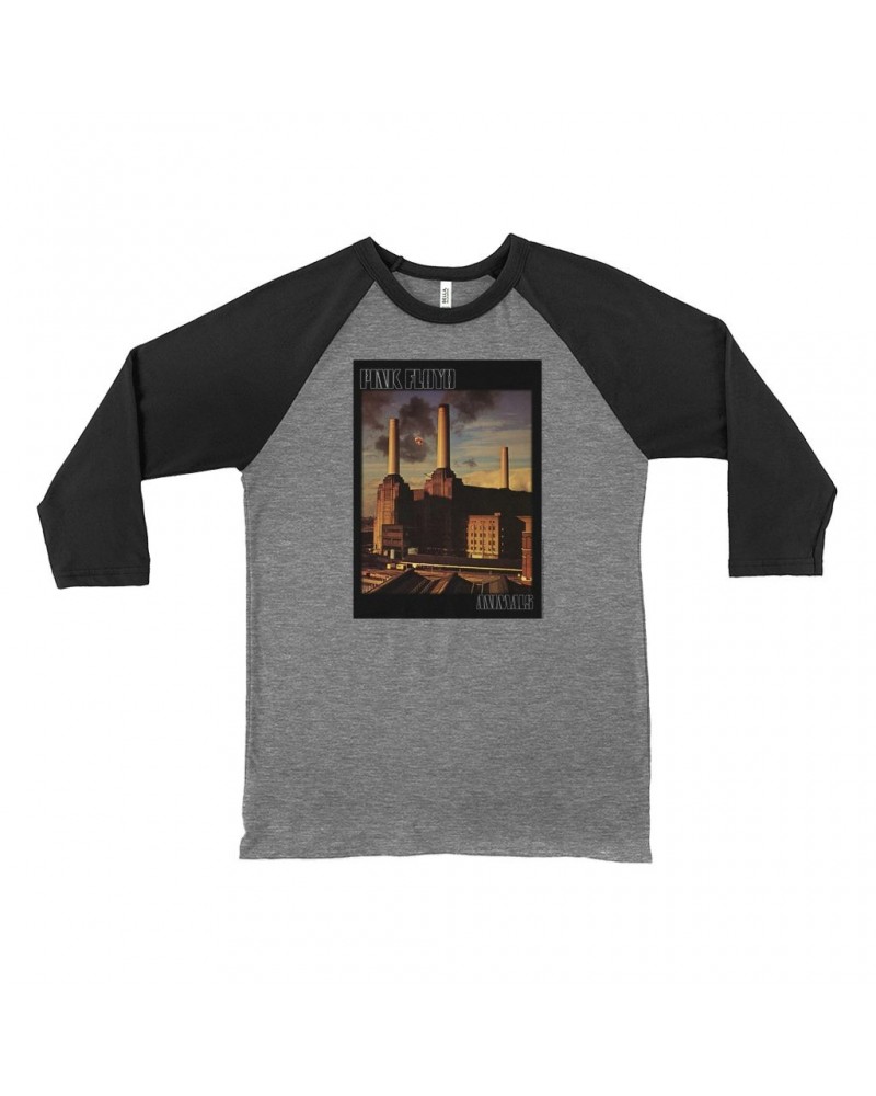 Pink Floyd 3/4 Sleeve Baseball Tee | Animals Album Cover Shirt $14.08 Shirts