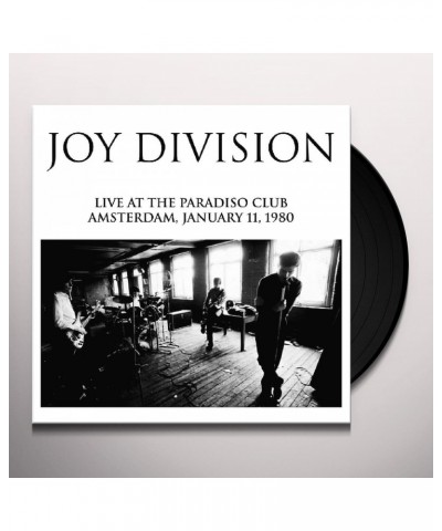 Joy Division LIVE AT THE PARADISO CLUB Vinyl Record $7.95 Vinyl