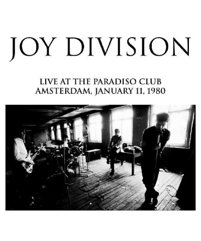 Joy Division LIVE AT THE PARADISO CLUB Vinyl Record $7.95 Vinyl