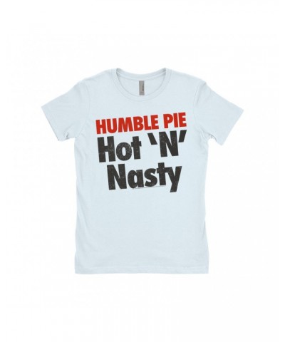 Humble Pie Ladies' Boyfriend T-Shirt | Hot N' Nasty Distressed Logo Shirt $7.98 Shirts