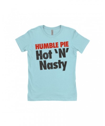 Humble Pie Ladies' Boyfriend T-Shirt | Hot N' Nasty Distressed Logo Shirt $7.98 Shirts