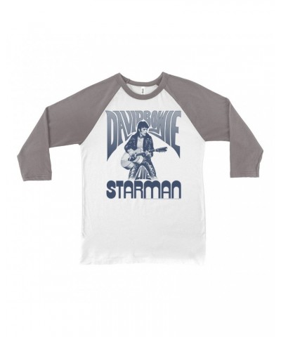 David Bowie 3/4 Sleeve Baseball Tee | Starman Live Shirt $9.58 Shirts