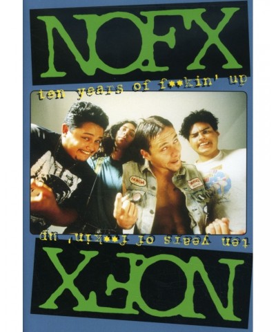 NOFX TEN YEARS OF FUCKIN UP DVD $8.05 Videos