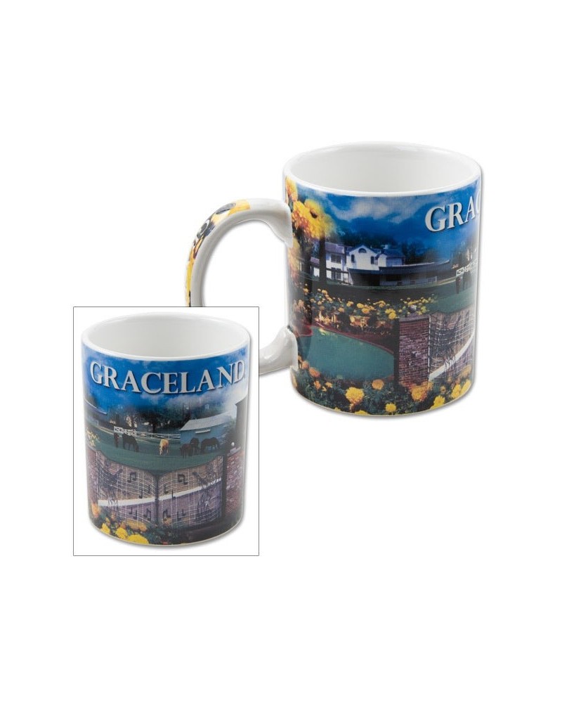 Elvis Presley Graceland Collage Mug $5.98 Drinkware