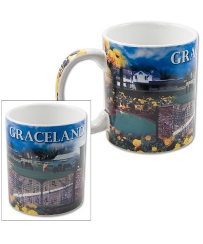 Elvis Presley Graceland Collage Mug $5.98 Drinkware