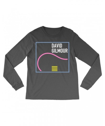 David Gilmour Long Sleeve Shirt | Neon Art Logo Shirt $11.08 Shirts